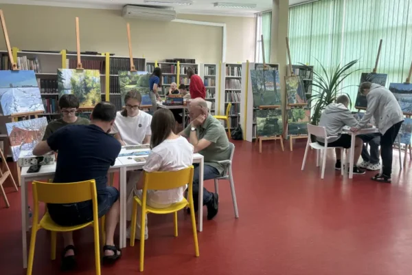 Planszówki w bibliotece w Brzezinach – spotkanie z pasjonatem