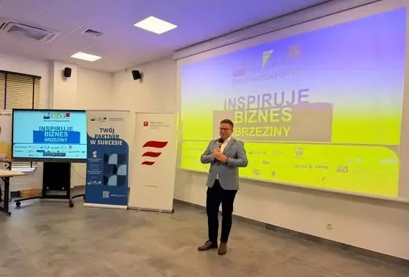 Brzeziny: Wydarzenie „Inspiruje Biznes” zgromadziło przedsiębiorców