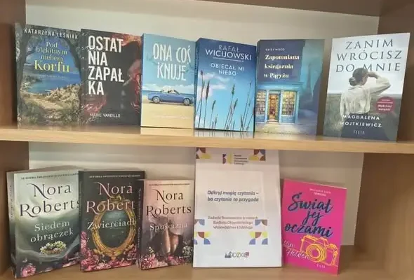 Nowości książkowe w bibliotece dzięki Budżetowi Obywatelskiemu