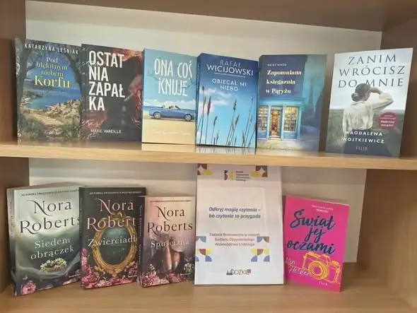 Nowości książkowe w bibliotece dzięki Budżetowi Obywatelskiemu