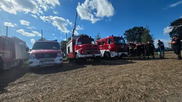 Zabytkowy Mercedes z OSP Jeżów najstarszym czynnym pojazdem III Zlotu w Michowicach