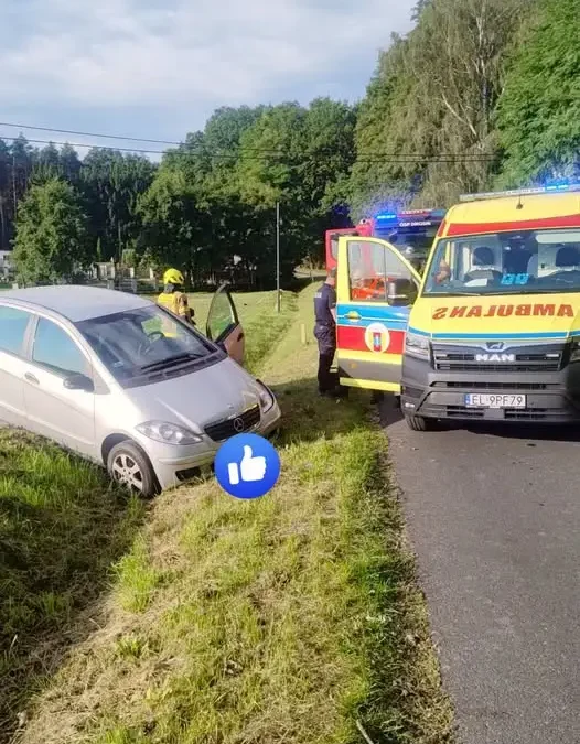 Wypadek w Grodzisku: strażacy uratowali osobę chorującą na cukrzycę