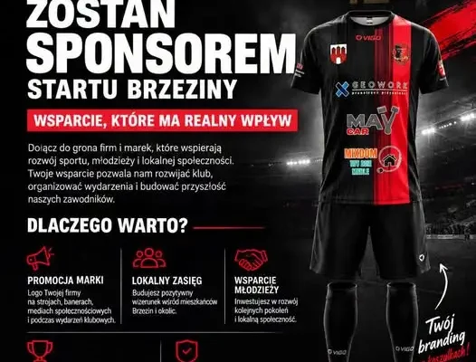 BKS Start Brzeziny szuka sponsorów. Klub kusi ulgami podatkowymi