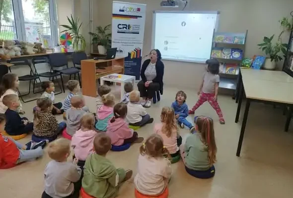 Przedszkolaki z Brzezin odkrywały magię czytania w bibliotece