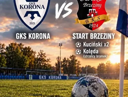BKS Start Brzeziny wygrywa 3:1 w meczu ligi okręgowej