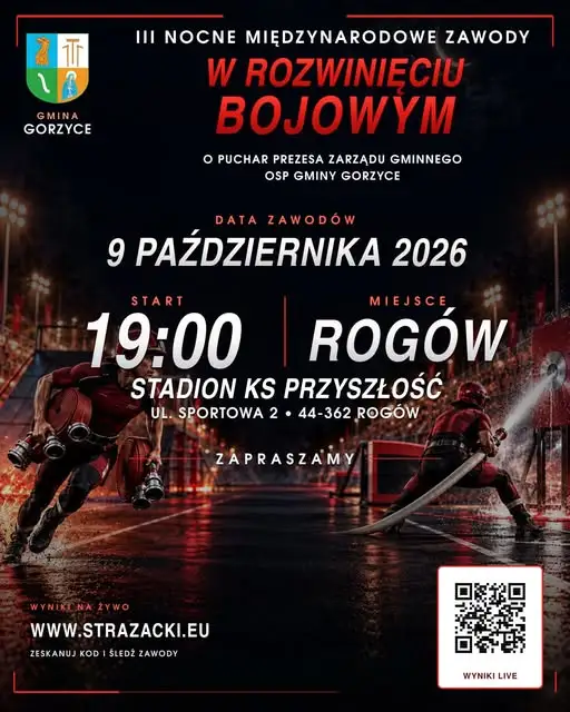 III Nocne Międzynarodowe Zawody w Rozwinięciu Bojowym – Gorzyce, 9 października 2026