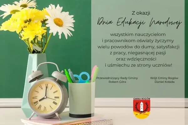 Dzień Edukacji Narodowej w Gminie Rogów – 480 uczniów i przedszkolaków w gminnych placówkach