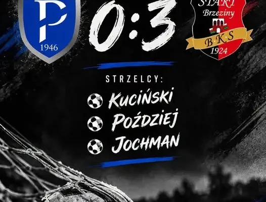 BKS Start Brzeziny wygrywa 0:3 i awansuje dalej! Bohaterem bramkarz Wojtek Blar