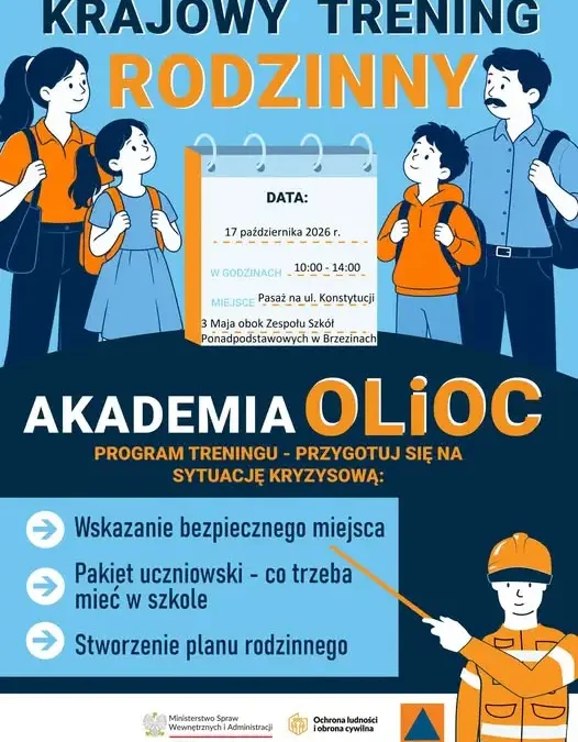 Krajowy Trening Rodzinny w Brzezinach – jak przygotować bliskich na sytuacje kryzysowe?