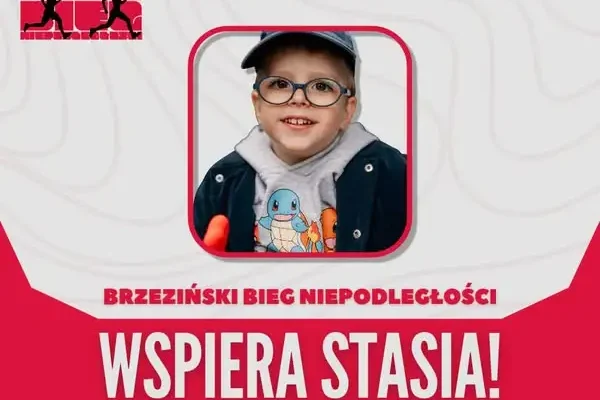 Brzeziński Bieg Niepodległości połączy sport z pomocą dla Stasia
