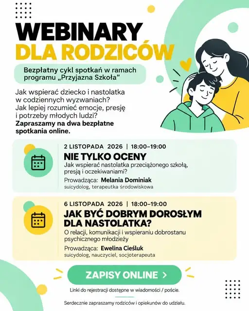 Bezpłatne webinary dla rodziców: jak wspierać nastolatka w trudnych chwilach